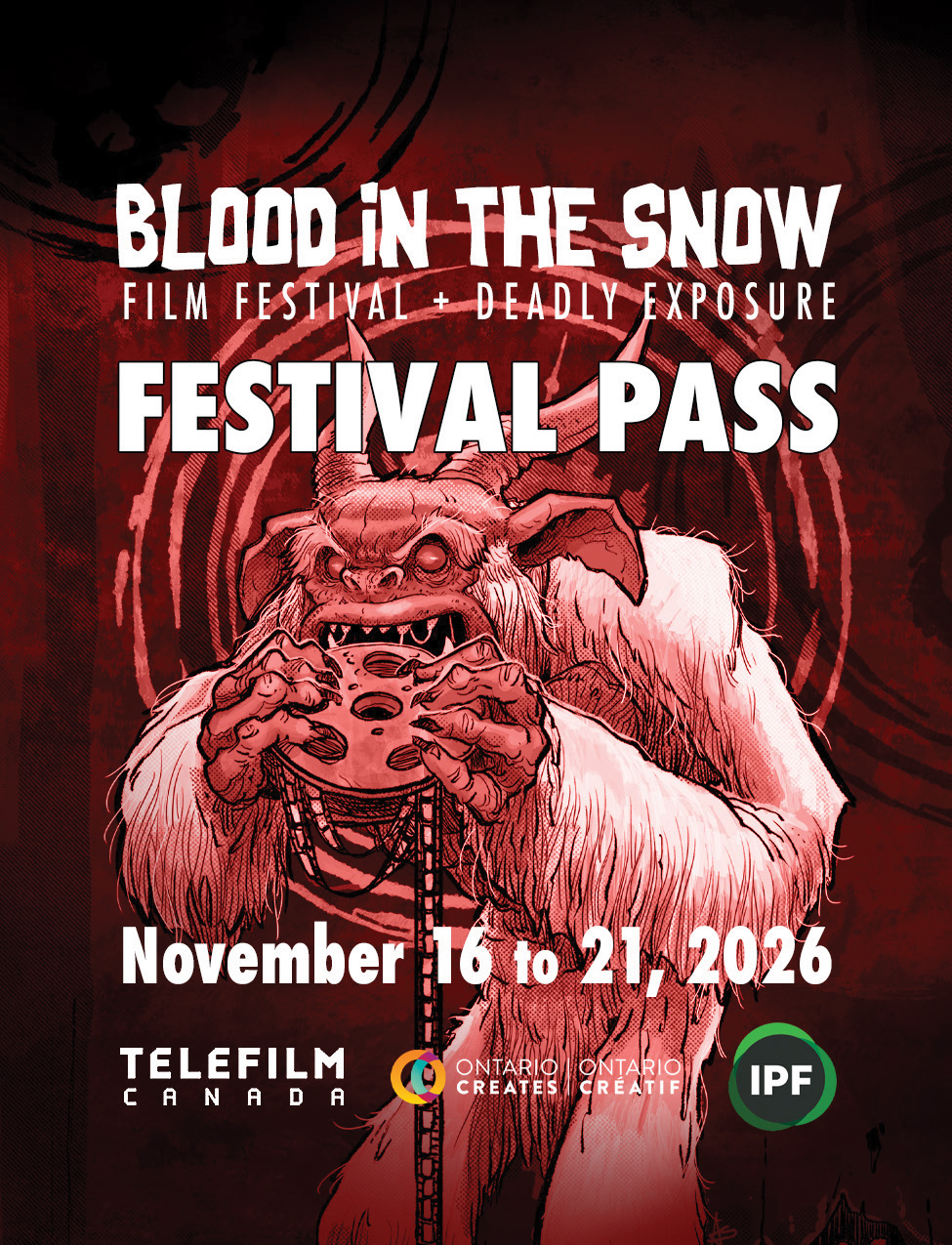 Blood in the Snow Film Festival + Deadly Exposure Festival Pass, November 16–21, 2026